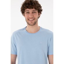 U.s. Polo Assn. Erkek Açık Mavi Tişört Basic 50305924-VR003