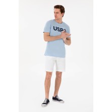 U.s. Polo Assn. Erkek Açık Mavi Tişört Basic 50297988-VR003