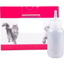 Ozcmax Şeffaf Pet Biberon 50 Ml Yavru Kedi Ve Köpekler İçin Biberon