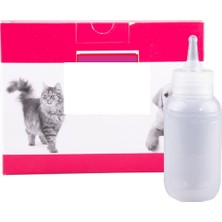 Ozcmax Şeffaf Pet Biberon 50 ml Yavru Kedi ve Köpekler Için Biberon