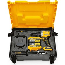 SGS5533 Akülü Darbeli Matkap Seti 20 Volt - 4 Amper - 130 Nm Tork (Kömürsüz Motor)