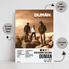 Orendart Duman - Seni Kendime Sakladım Albüm Spotify Çerçevesiz Tasarım Poster
