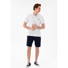 U.s. Polo Assn. Erkek Beyaz Tişört Basic 50298041-VR013