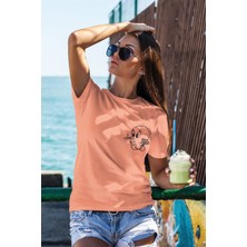 Zestia  T-Shirt,Tweety Tasarım Baskılı,Regular,  Pamuk,Somon T-Shirt No:552