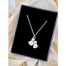 Alaja Silver Boks Eldiveni 3 Boyutlu Tasarım 925 Ayar Gümüş Kolye