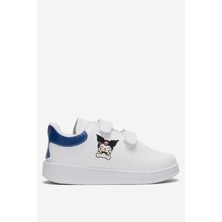 Liger Çocuk Kuromi Baskılı Cırtlı Unisex Spor Ayakkabı LACİVERT