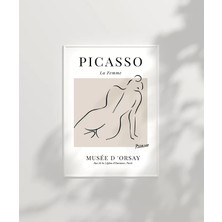 Çerçevesiz Poster Picasso La Femme