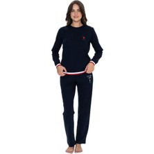 U.S. Polo Assn. Kadın Lacivert Pijama Takım 20110