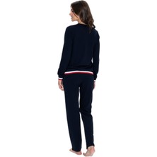 U.S. Polo Assn. Kadın Lacivert Pijama Takım 20110