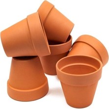 Smyrna Garden Terracotta Saksı / 10 Tane / Çömlek Saksı / 6 cm Boy / 6,5 cm Çap / Iskandinav / Dekoratif