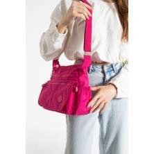 Klinkır Kadın Postacı Çanta Çok Cepli Kapaklı Model 30*20 cm Su Itici Çapraz Askılı Postacı Çanta