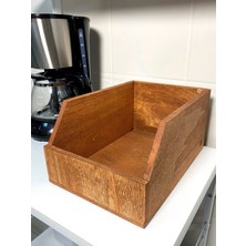 Ahşap 45LIK Plak Sandığı - Organizer Kutu - Wooden 45 Record Box