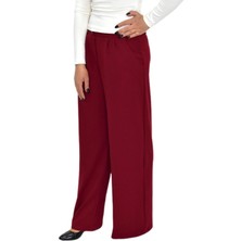 Kadın Pileli Beli Lastikli Bol Pantolon BGL-ST04252