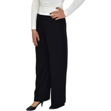 Kadın Pileli Beli Lastikli Bol Pantolon BGL-ST04252