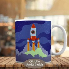 Asilmeydan Kalkıştaki Roket Kupa Bardak Hediyelik-1284-13579