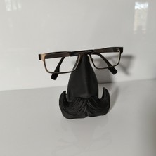 Dlc 3d Design Bıyıklı Silüet Gözlük Tutacağı, Dekoratif Gözlük Standı, Burun Gözlük Tutucu