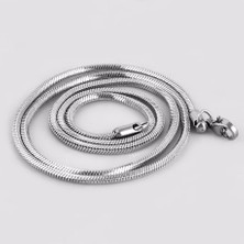 Takı Accessory Çelik Kare Zincir Kolye Ince