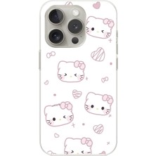Dali Design iPhone 12 Pro Uyumlu Şeffaf Kılıf Hello Kitty Tasarımlı