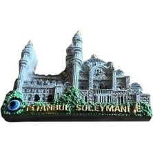 Karaduman Polyester Istanbul Süleymaniye Cami ve Istanbul Temalı Buzdolabı Magneti