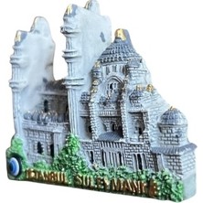 Karaduman Polyester Istanbul Süleymaniye Cami ve Istanbul Temalı Buzdolabı Magneti