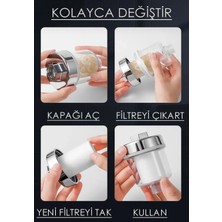 Truva Su Arıtma Filtresi - Duş ve Banyo Kireç Arındırıcı Filtre