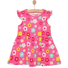 Hellobaby Basic Kız Papatya Desenli Elbise Kız Bebek