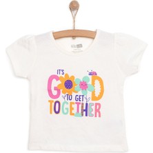 HelloBaby Basic Kız Flamingo Baskılı T-Shirt Kız Bebek