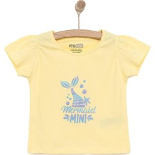 HelloBaby Basic Kız Deniz Kızı Baskılı T-Shirt Kız Bebek