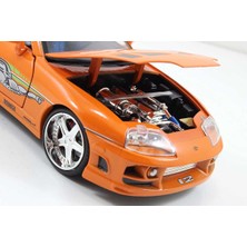 Jada 1/24 Fast & Furious Toyota Supra 30X40 CM Metal Levha Baskılı Çerçeve