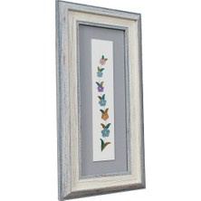 E38 El Işçiliği Suluboya Tablo 16 x 33   cm  - 6216