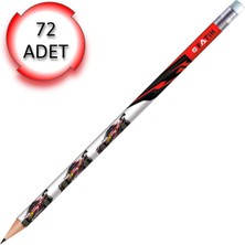 Fatih Super Car Silgili Yuvarlak Kurşun Kalem 72 Adet (17885)