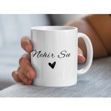 Nehir Su Isimli Kupa Bardak, Isimli Bardak, Hediye Kupa Bardak, Kahve Kupa Bardak