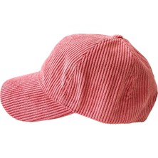 Ceeldu Unisex Fitilli Kadife Spor Şapka - Pembe