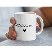 Meleknur Isimli Kupa Bardak, Isimli Bardak, Hediye Kupa Bardak, Kahve Kupa Bardak