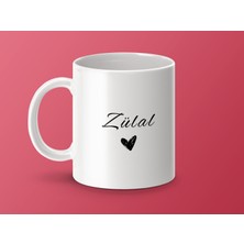 Zülal Isimli Kupa Bardak, Isimli Bardak, Hediye Kupa Bardak, Kahve Kupa Bardak