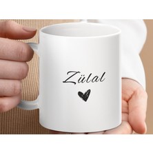 Zülal Isimli Kupa Bardak, Isimli Bardak, Hediye Kupa Bardak, Kahve Kupa Bardak