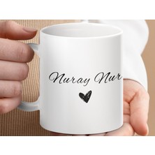 Nuray Nur Isimli Kupa Bardak, Isimli Bardak, Hediye Kupa Bardak, Kahve Kupa Bardak