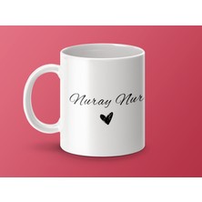 Nuray Nur Isimli Kupa Bardak, Isimli Bardak, Hediye Kupa Bardak, Kahve Kupa Bardak