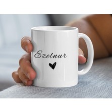 Ezelnur Isimli Kupa Bardak, Isimli Bardak, Hediye Kupa Bardak, Kahve Kupa Bardak