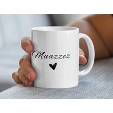 Muazzez Isimli Kupa Bardak, Isimli Bardak, Hediye Kupa Bardak, Kahve Kupa Bardak