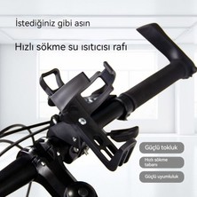 Mkjinmei Bisiklet Su Şişesi Tutucusu, Delme Gerektirmeyen Evrensel Dağ Bisikleti Su Bardağı Tutucusu, Motosiklet Su Rafı (Yurt Dışından)