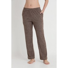 Etoile Kadın Pamuklu Devetüyü Pijama Altı Bordo 1005