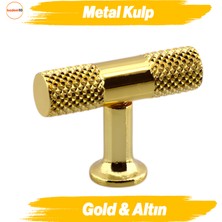 Badem10 Özgür Altın Gold Metal Kulp Düğme Çekmece Mutfak Mobilya Dolabı Dolap Kapak Kulbu Kulpları