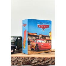 Vagonik Şimşek Mcqueen Temalı Ahşap Dekoratif Kumbara Parabox