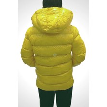 TrendAll Butik  Çocuk Parlak Sarı Mont 8-9 Yaş - Sarı