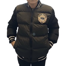 TrendAll Butik Haki Yeşil Kolej Mont 8-9 Yaş - Haki