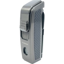 Parmida Puro Makaslı Jet Alev Puro Çakmağı - Gri