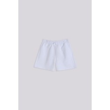 Tyess Basic Bg Store Kız Çocuk Beyaz Şort