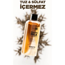 Noufye Keratin Sütü & Provitamin B5 Şampuanı - Tuzsuz & Sülfatsız Keratin Yükleme Şampuanı 400 ml