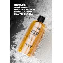 Noufye Keratin Sütü & Provitamin B5 Şampuanı - Tuzsuz & Sülfatsız Keratin Yükleme Şampuanı 400 ml